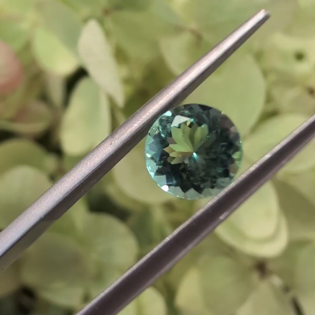 Load and play video in Gallery viewer, &amp;#39;Seafoam&amp;#39; Tourmaline, 1.02cts
