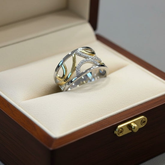 Diamond Bubbles Ring