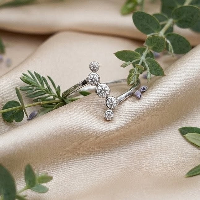Diamond Bubbles Ring