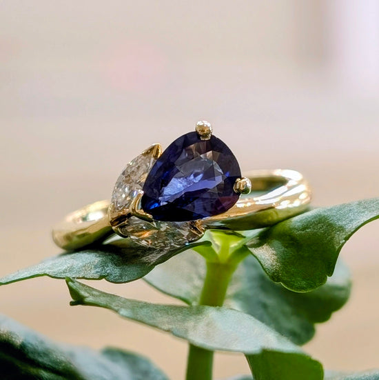 "Luann" Sapphire Ring