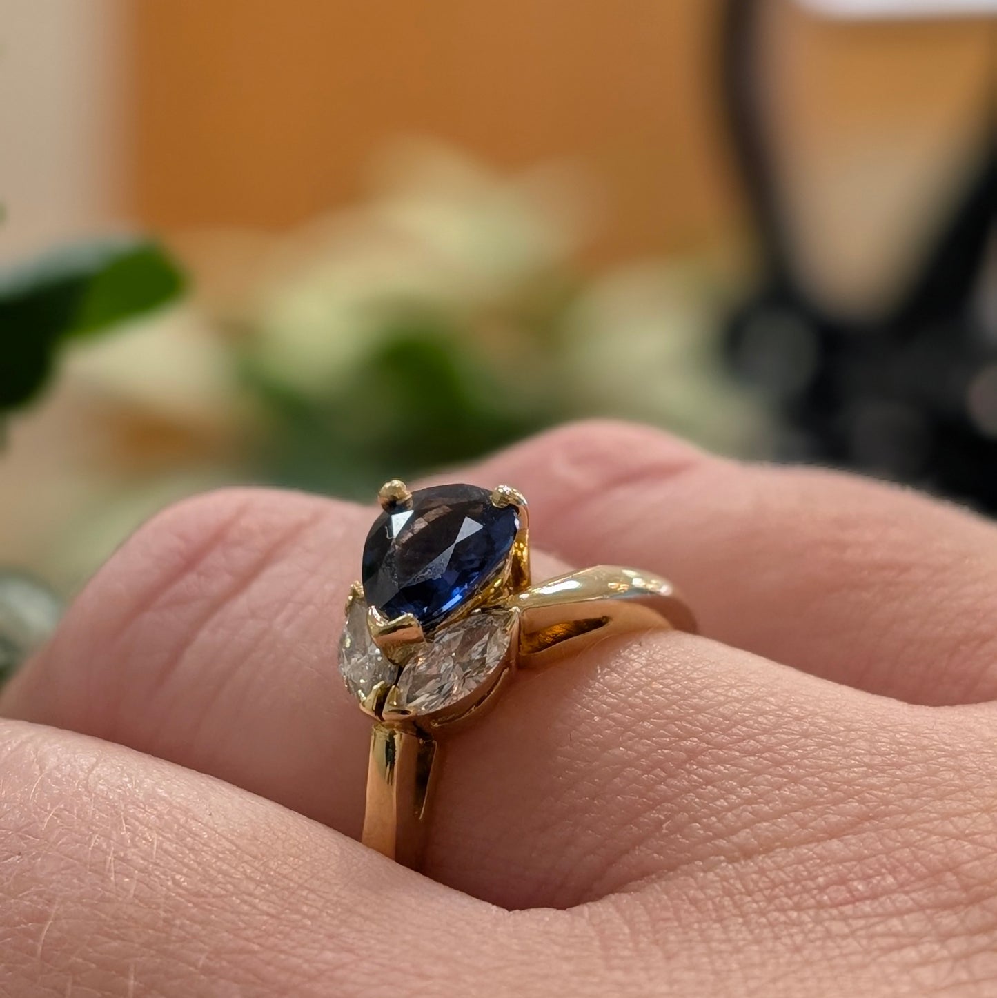 "Luann" Sapphire Ring
