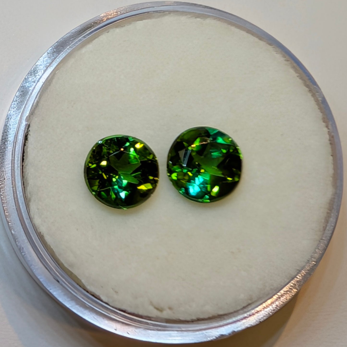 Green Tourmaline Pair, 2=1.91ct