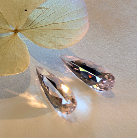 Pear Morganite  Pair  2=4.79ct