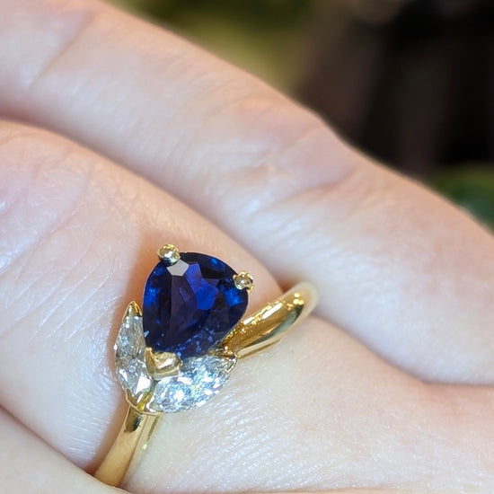 "Luann" Sapphire Ring