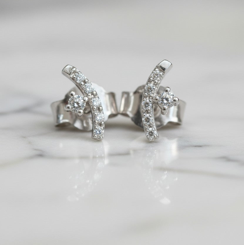 Shooting Star Diamond Stud