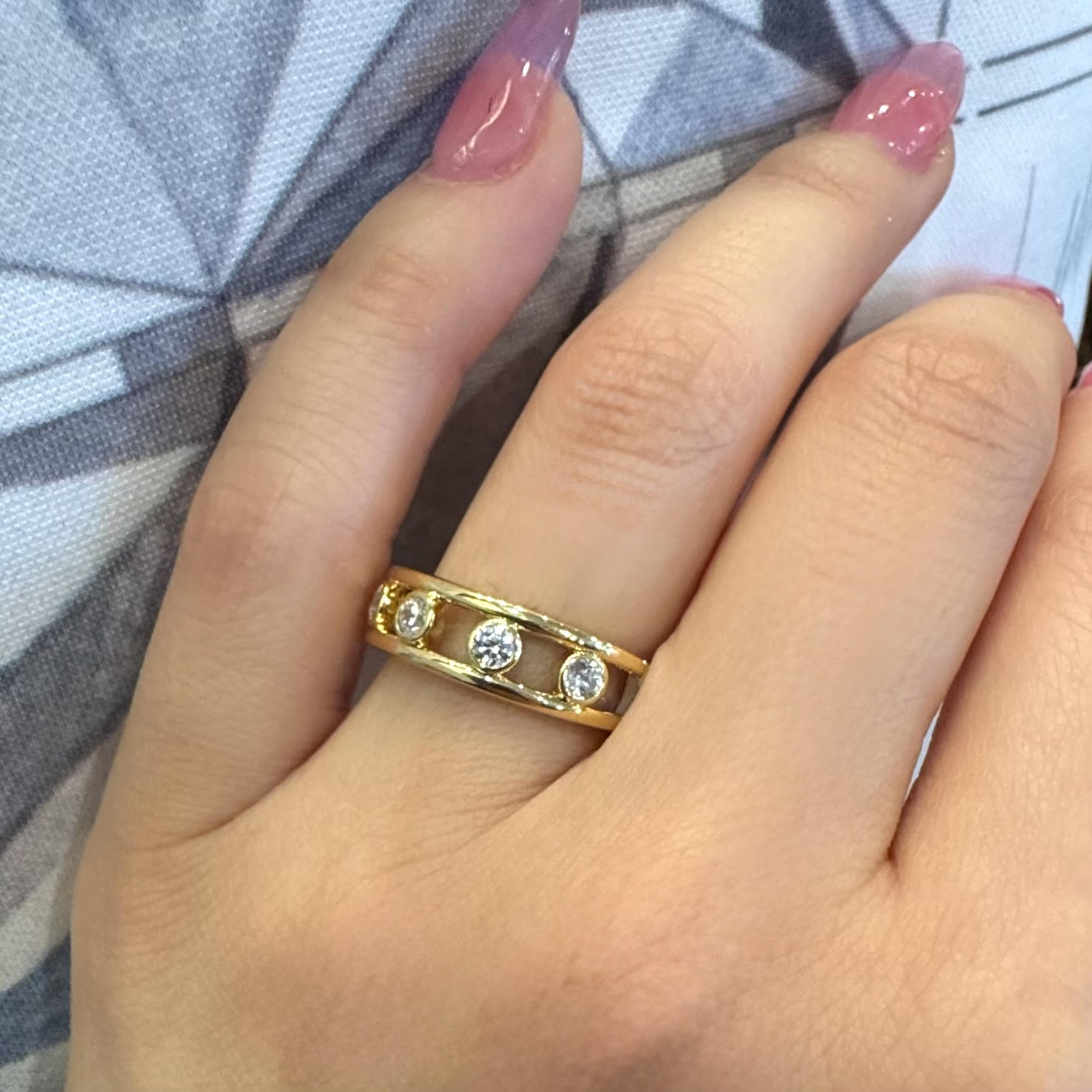Open Bezel Ring