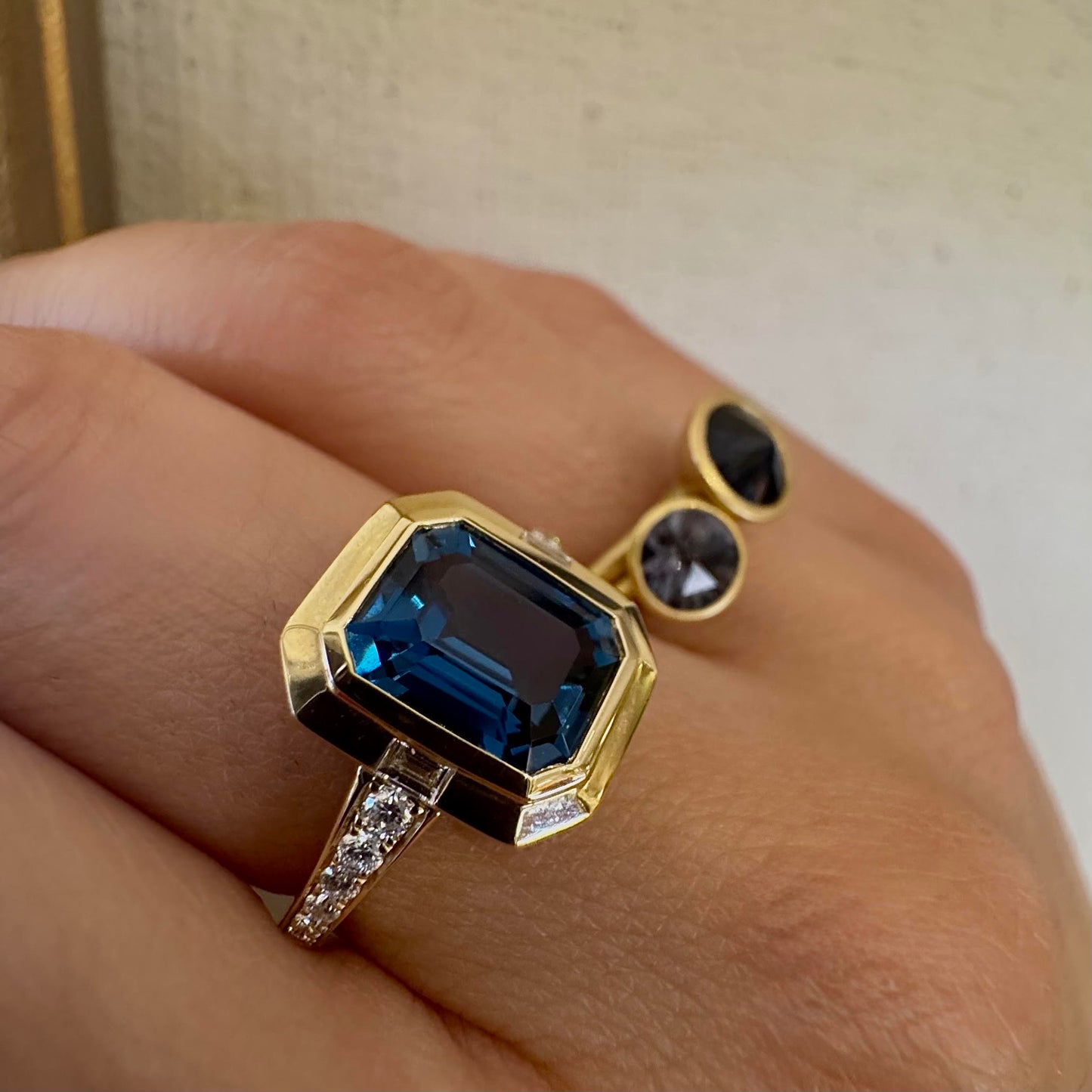 Stanton Color London Blue Topaz Ring