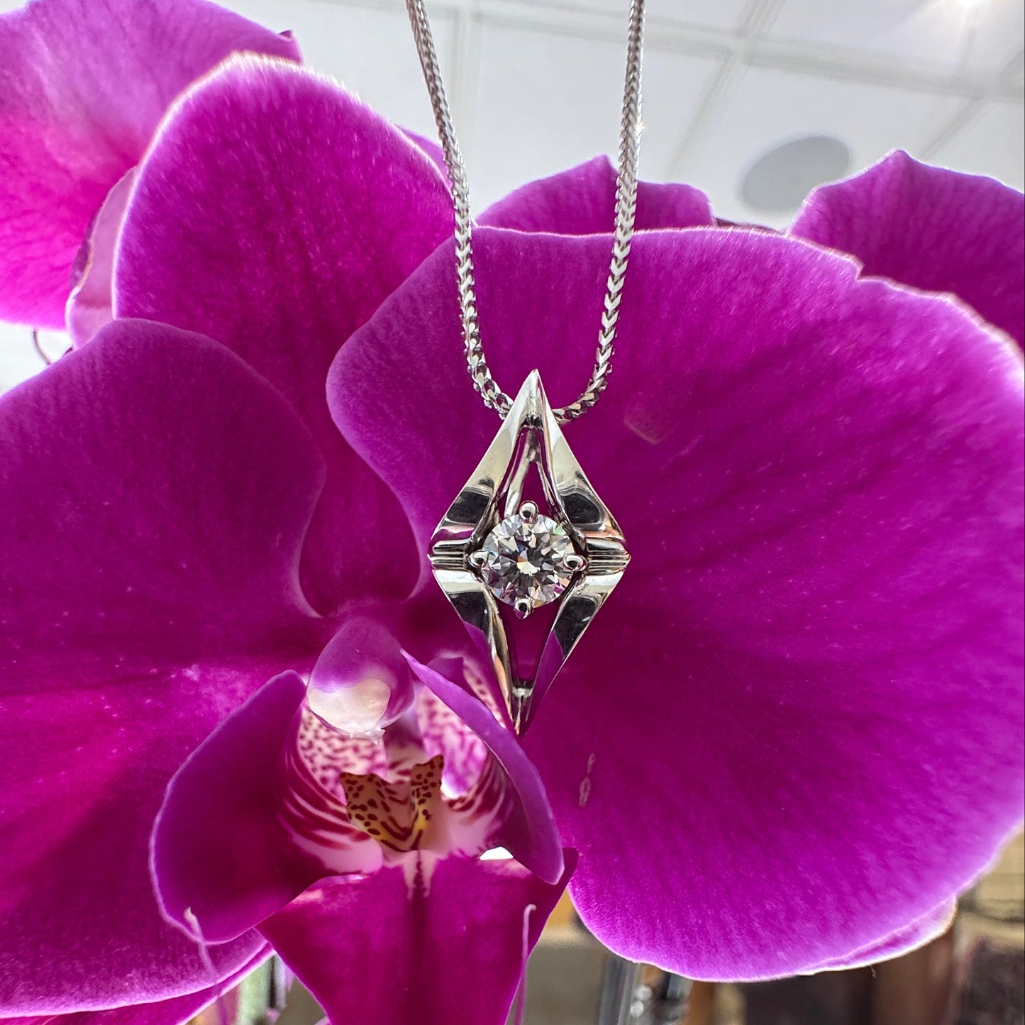 Kite Diamond Pendant