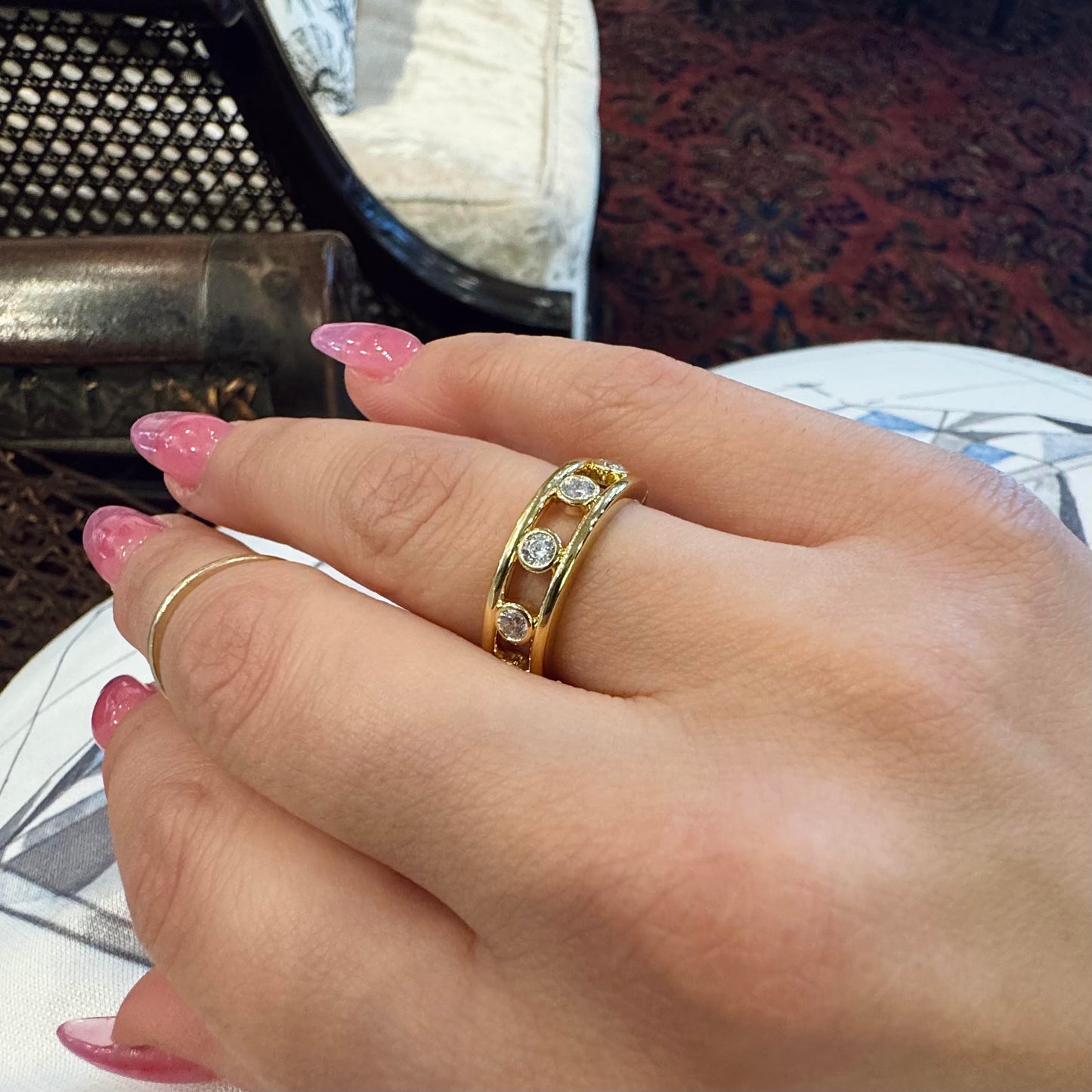 Open Bezel Ring